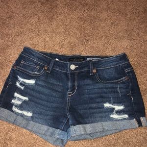 Distressed shorts